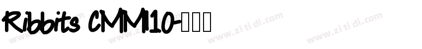 Ribbits CMMI10字体转换